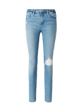 Frame Le Skinny Distressed Jeans