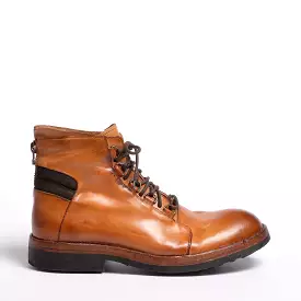 Frank Laced Mid Boot Natural Vacchetta leather cuoio