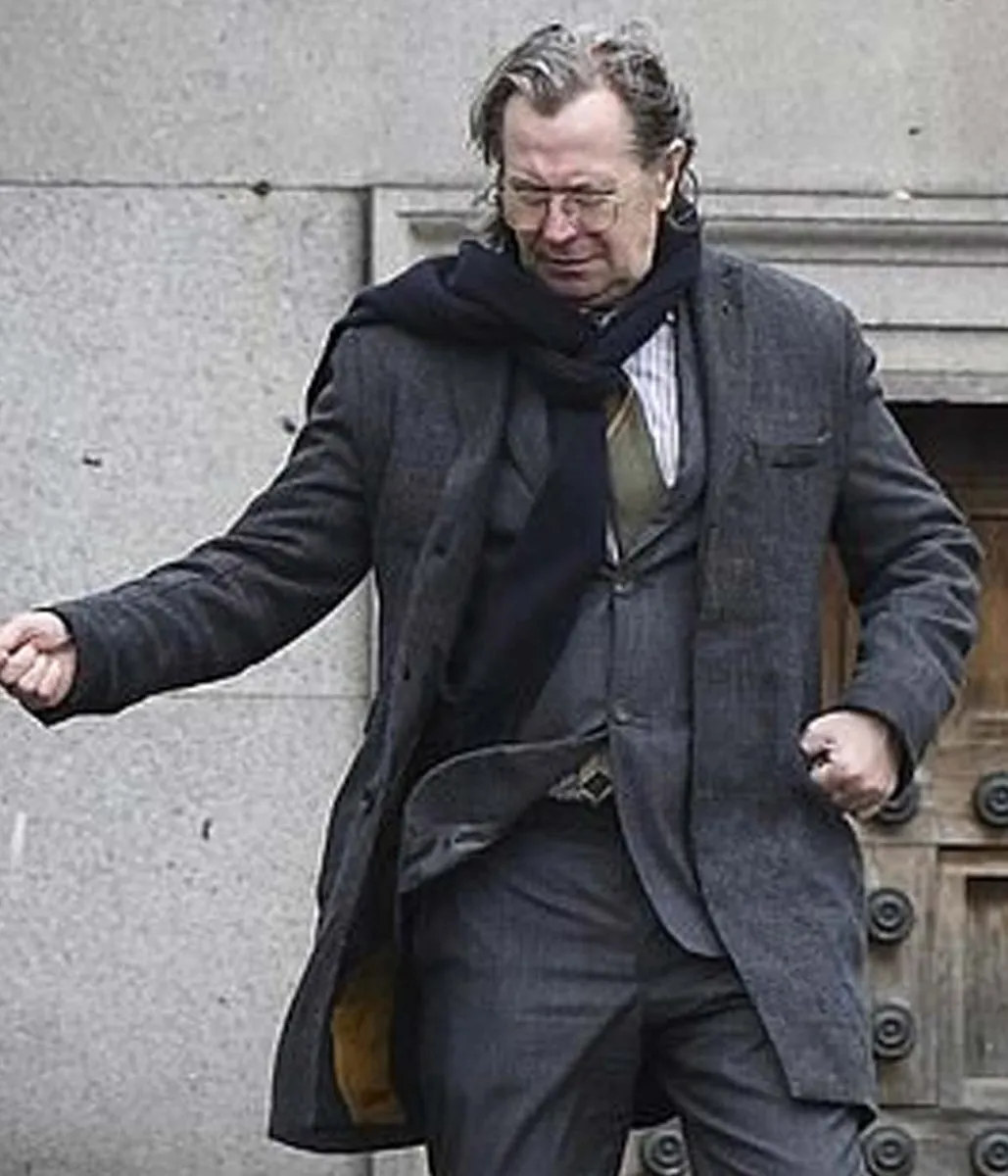 Gary Oldman Slow Horses Wool Coat