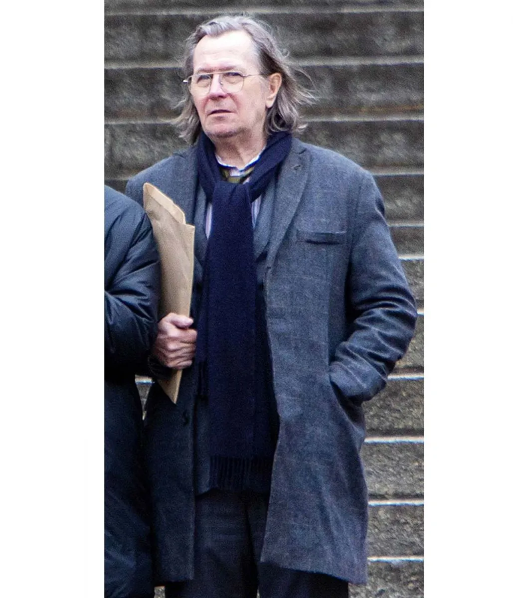 Gary Oldman Slow Horses Wool Coat