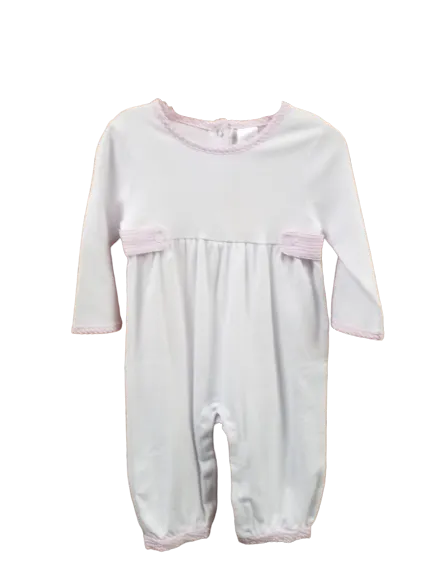 Girls Rompers White/Pink