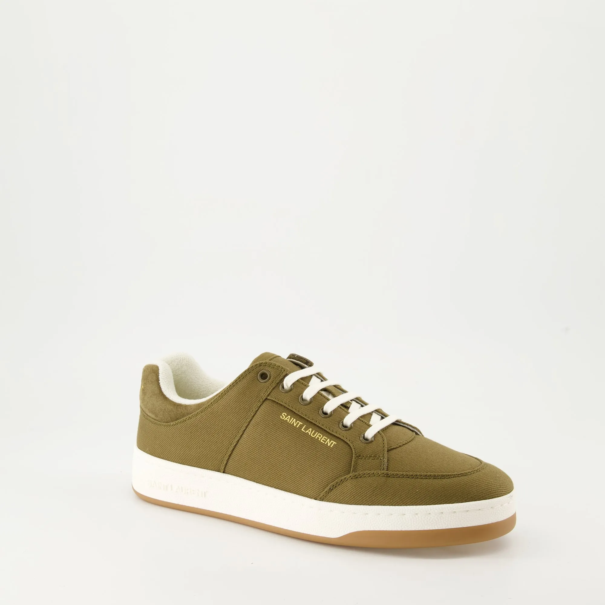Green Canvas Sneakers