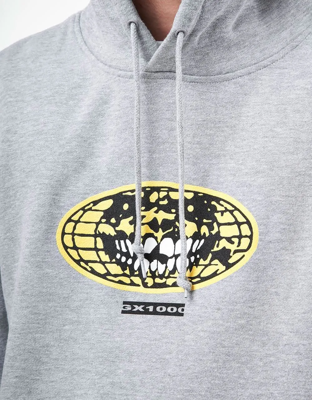 GX1000 Evil World Pullover Hoodie - Heather Grey