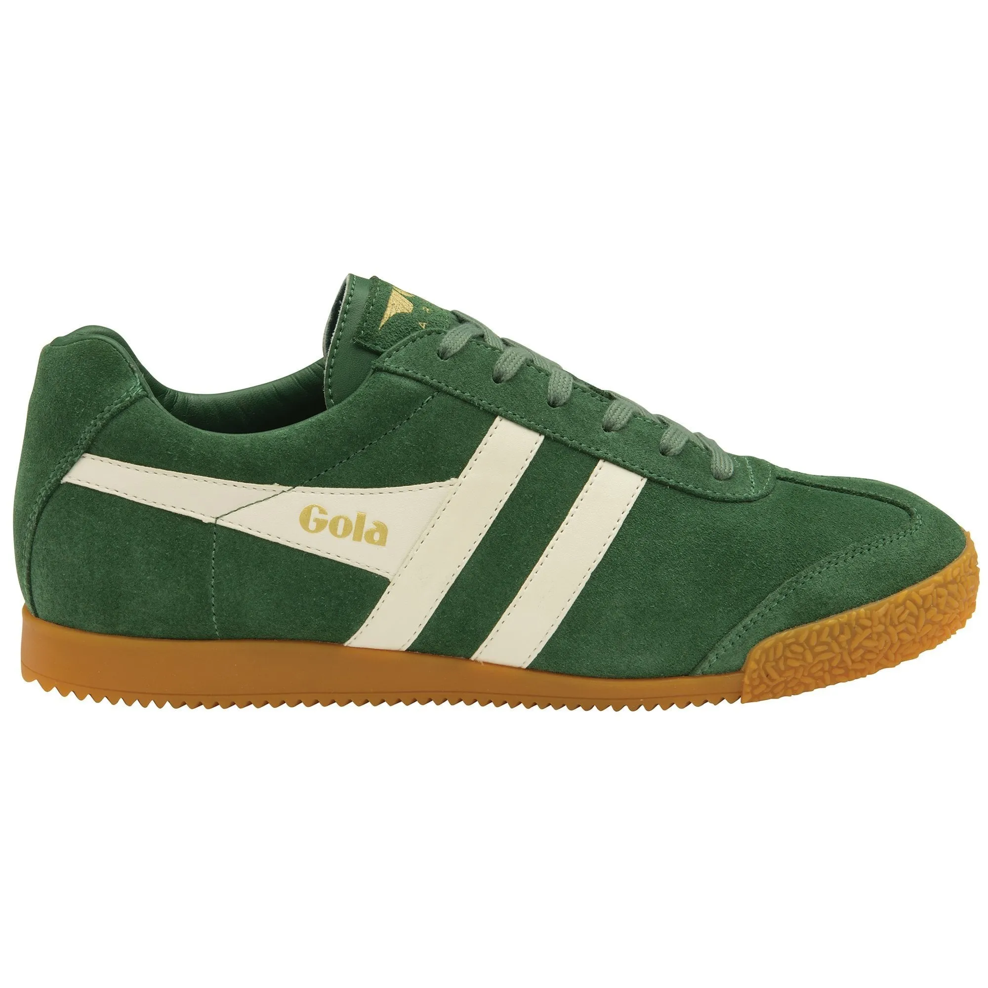 Harrier Suede Sneaker (Evergreen + Off White)