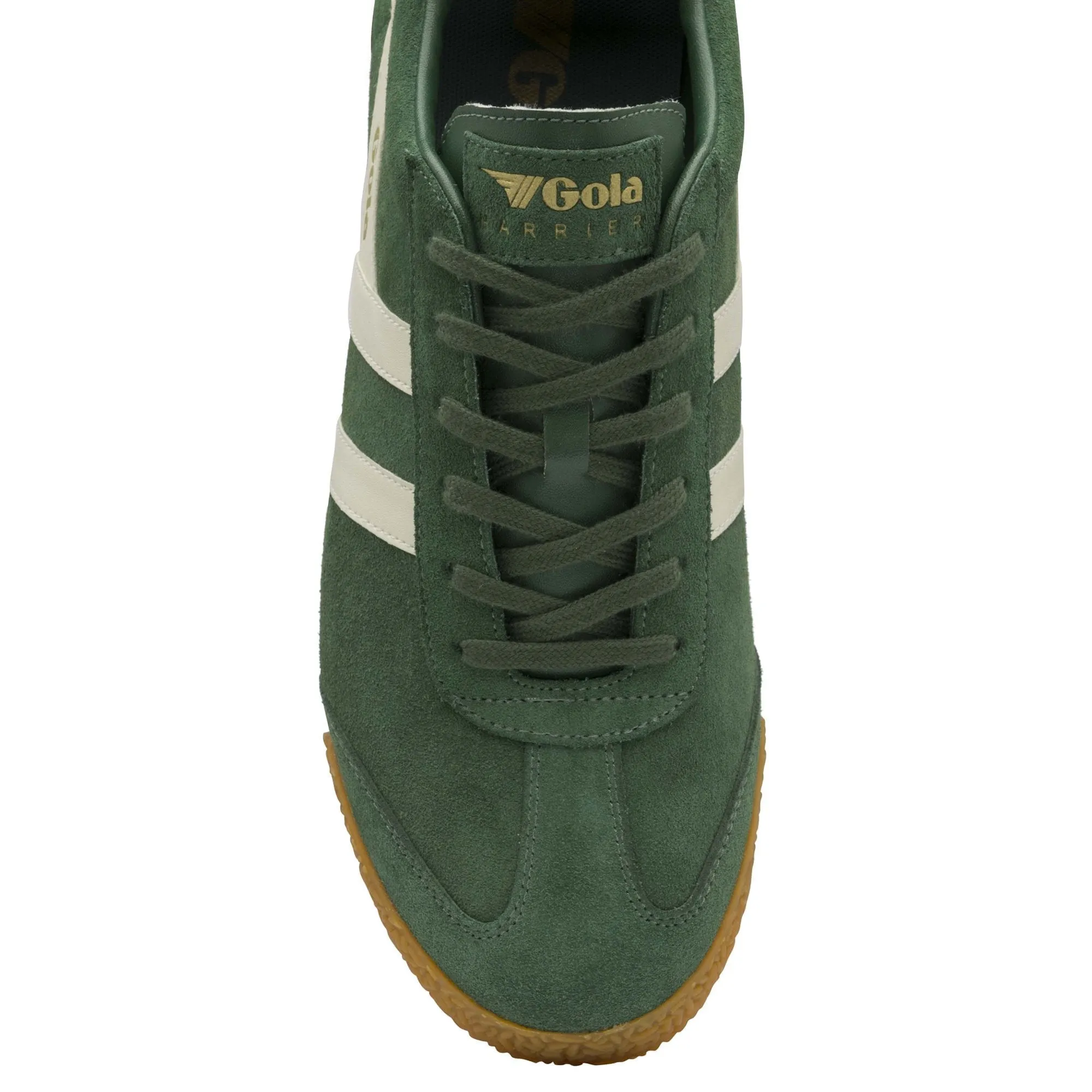 Harrier Suede Sneaker (Evergreen + Off White)