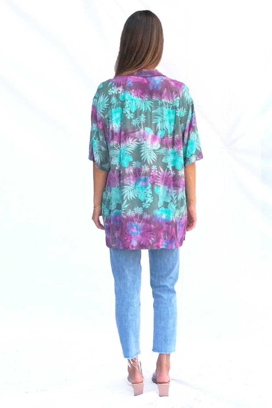 Hawaiian Kai Shirt //Joyride Tie Dye