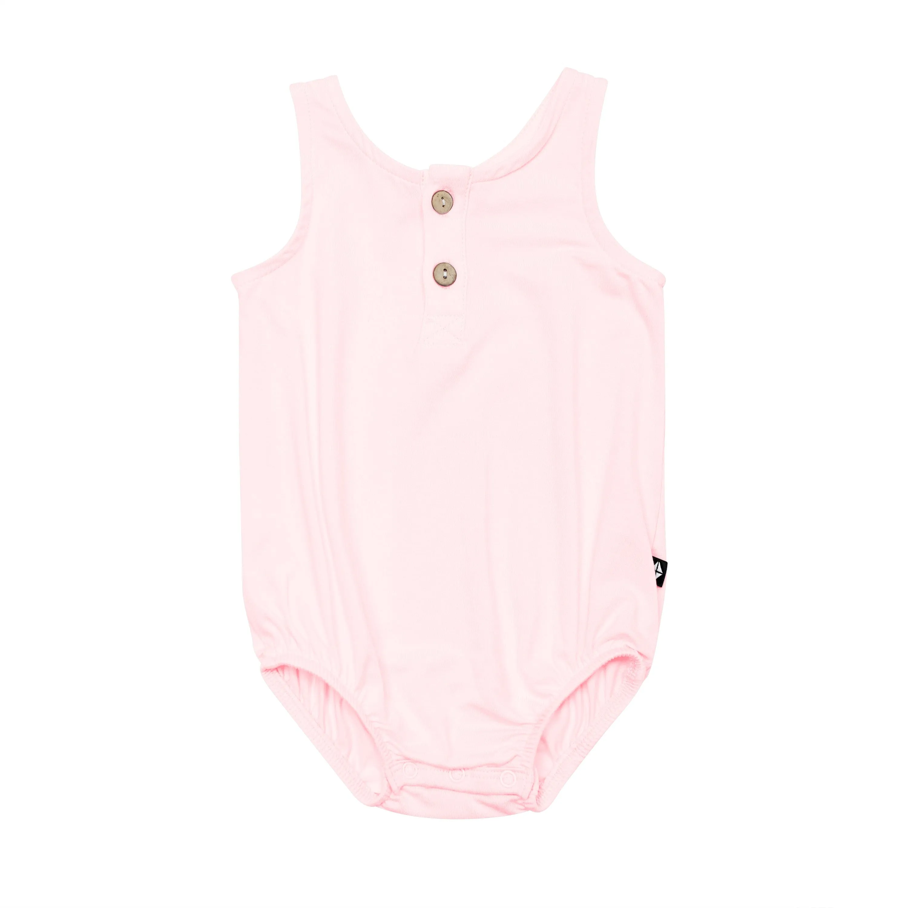 Henley Tank Bubble Romper in Sakura