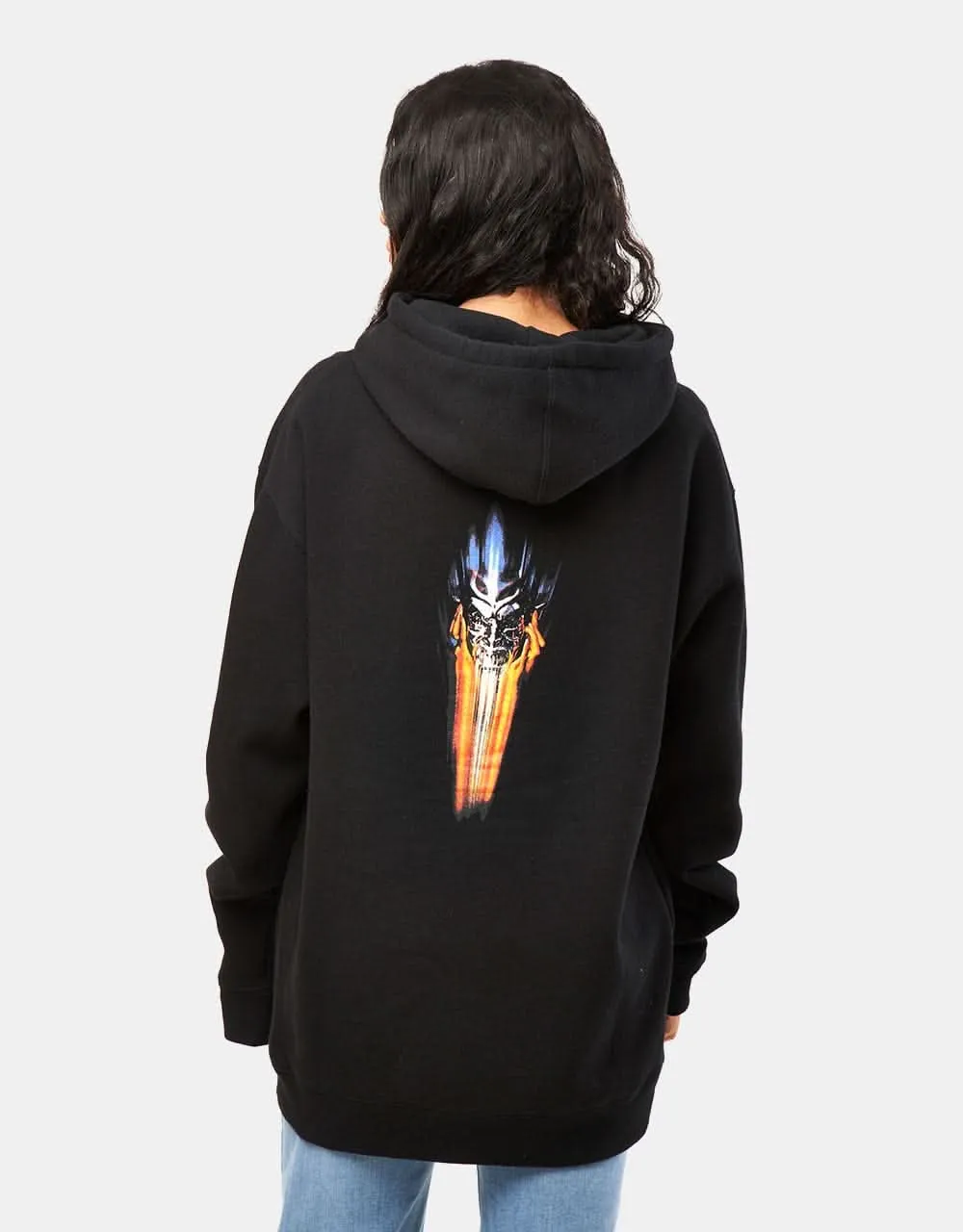 Hockey Metal Mask Pullover Hoodie - Black