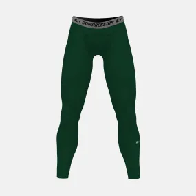 Hue Dark Green Tights for men