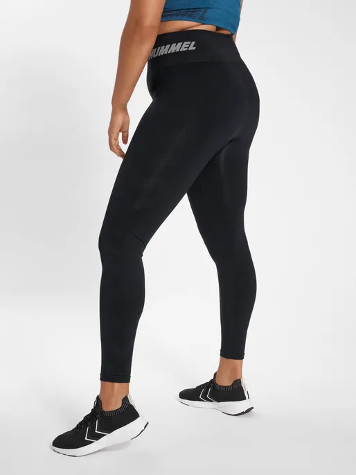 Hummel Women's Plus Te Pace Seamless High-Waisted Tights