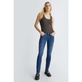 Jeans slim bottom up donna Denim