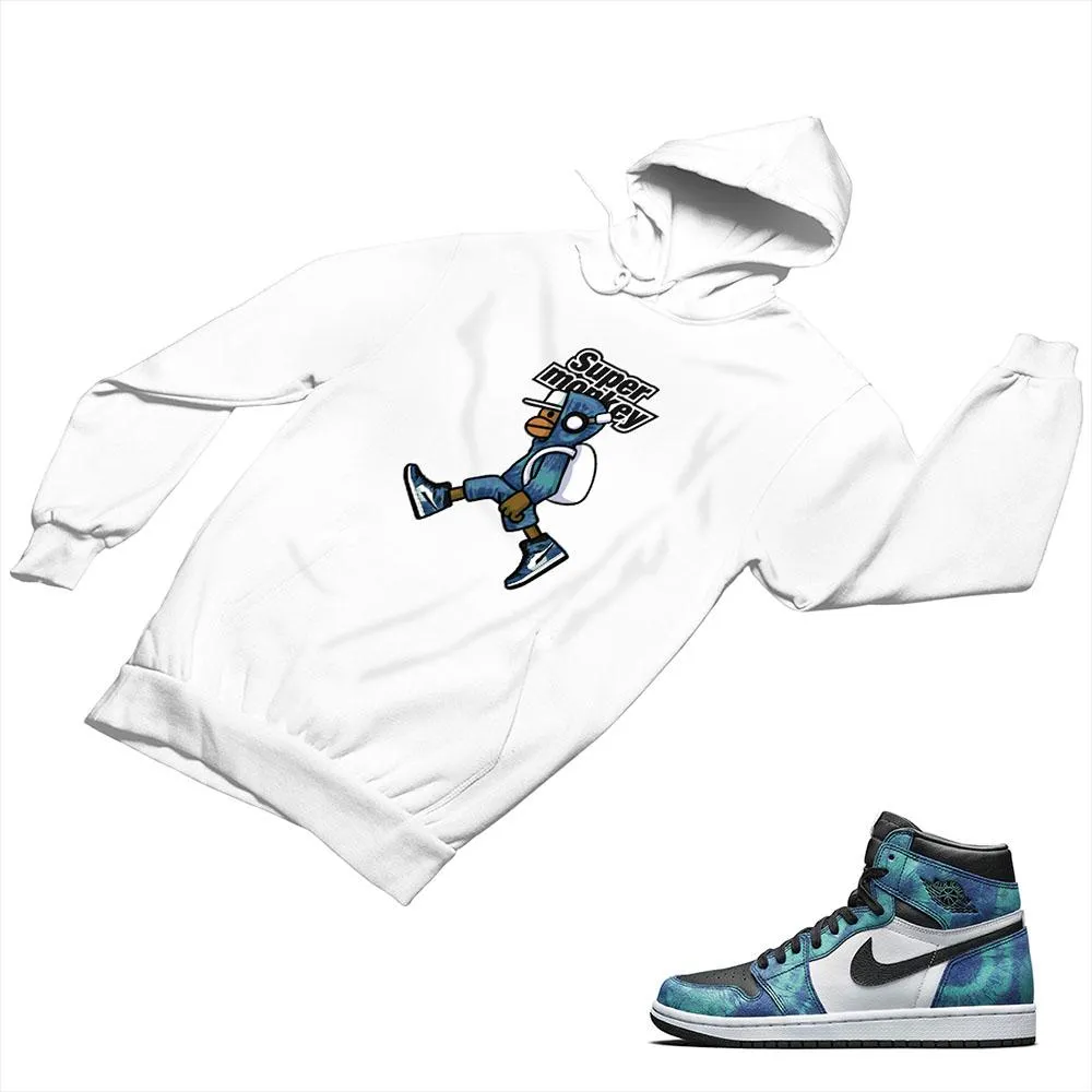 Jordan 1 Tie-Dye Matching Custom Designed Hoodies JD 1-69-9