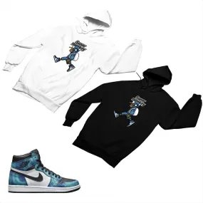 Jordan 1 Tie-Dye Matching Custom Designed Hoodies JD 1-69-9