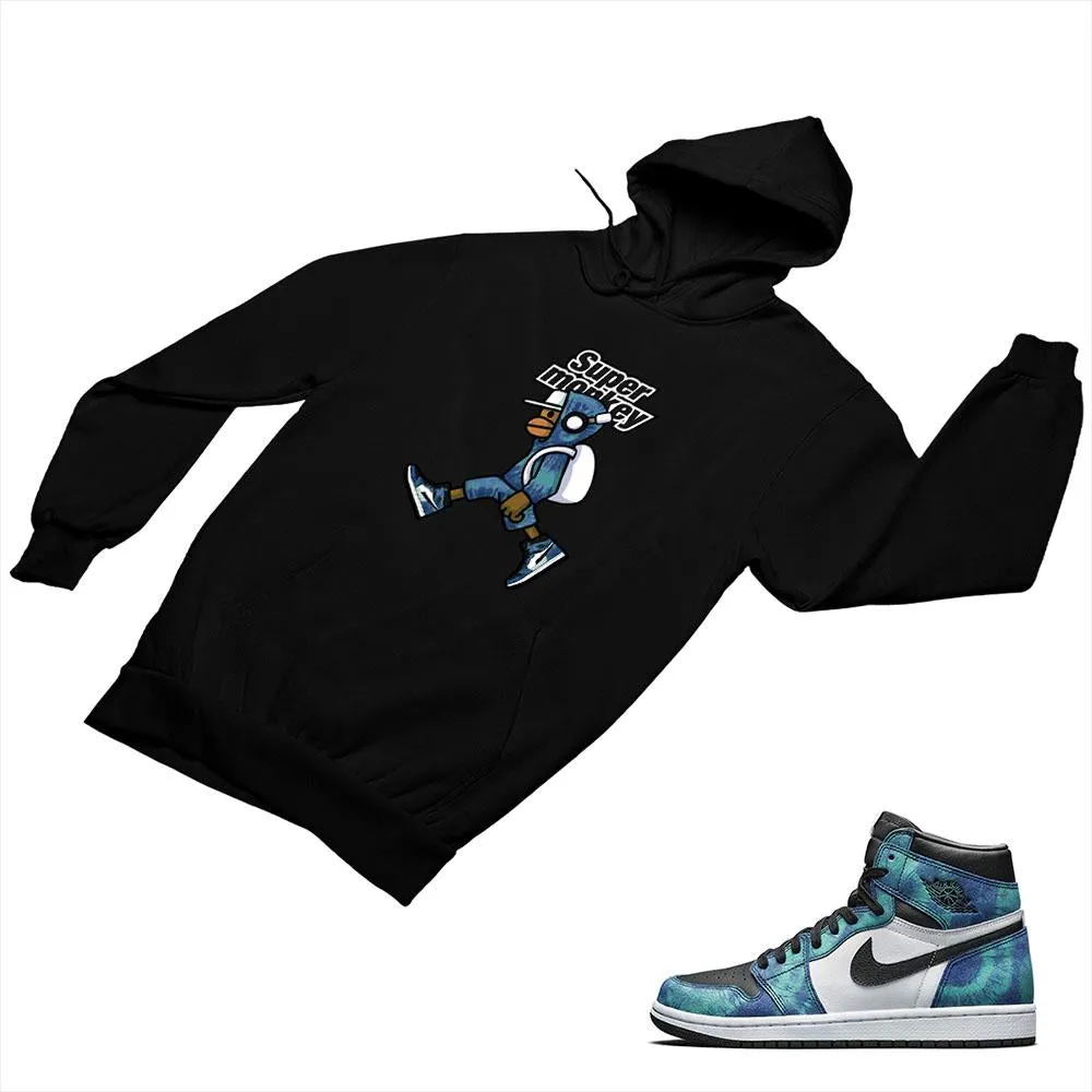 Jordan 1 Tie-Dye Matching Custom Designed Hoodies JD 1-69-9