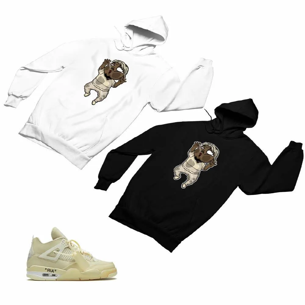 Jordan 4 Sail Matching Custom Designed Hoodies JD 4-24-33