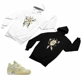 Jordan 4 Sail Matching Custom Designed Hoodies JD 4-24-4