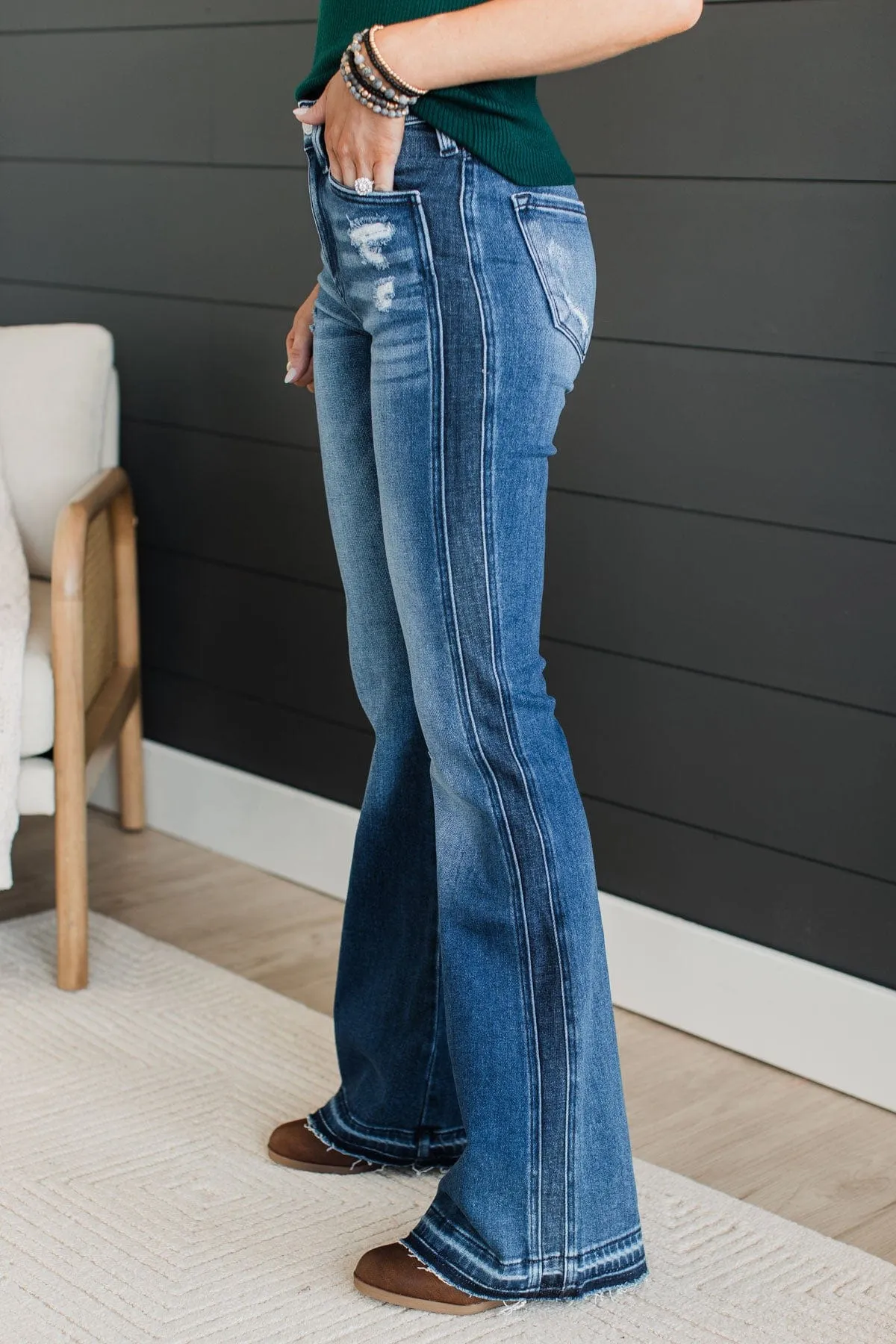 KanCan Flare Jeans- Annabelle Wash