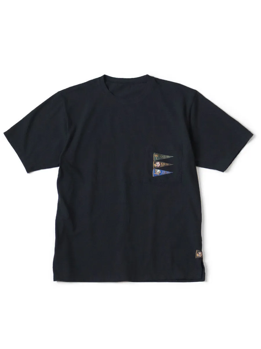 Kapital 20 Jersey Pennant T-shirt (4 flags) tee