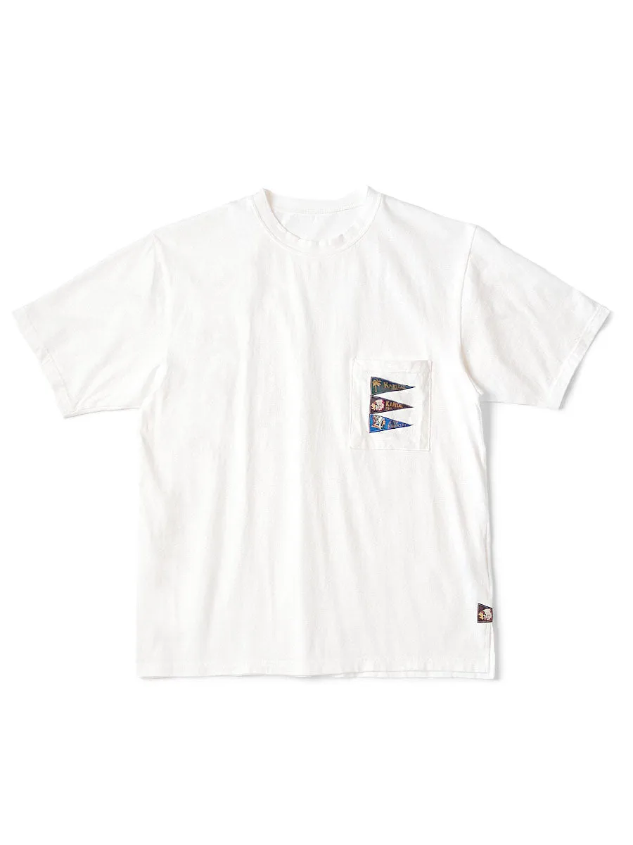 Kapital 20 Jersey Pennant T-shirt (4 flags) tee