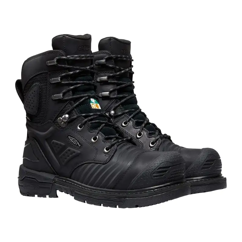 Keen Philadelphia Men's 8 Waterproof Composite Toe Safety Boot 1025555 - Black