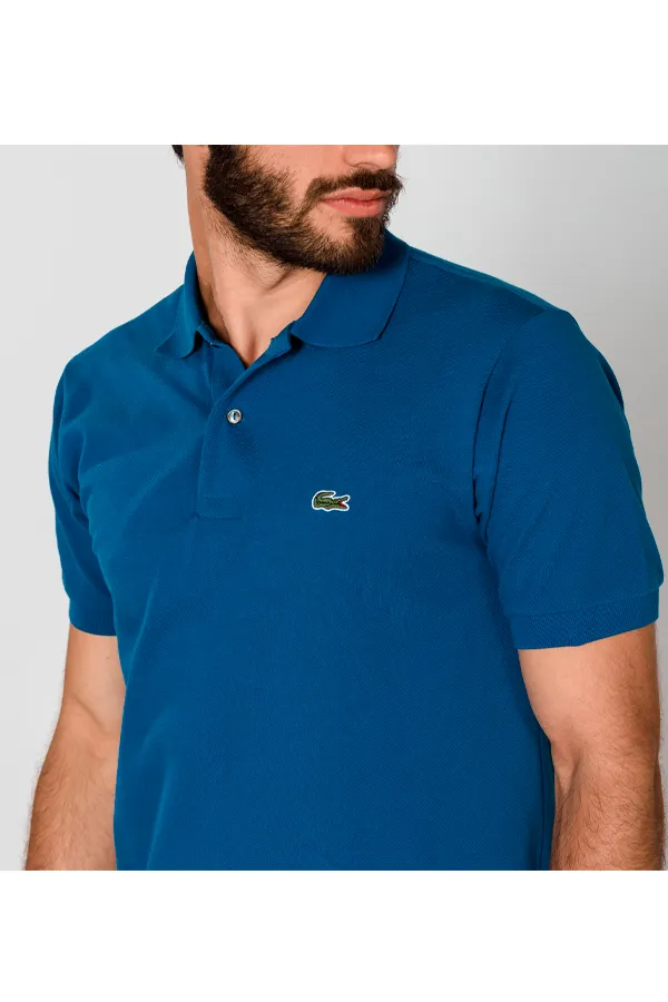 Lacoste Slim S/S Polo Piké Blue