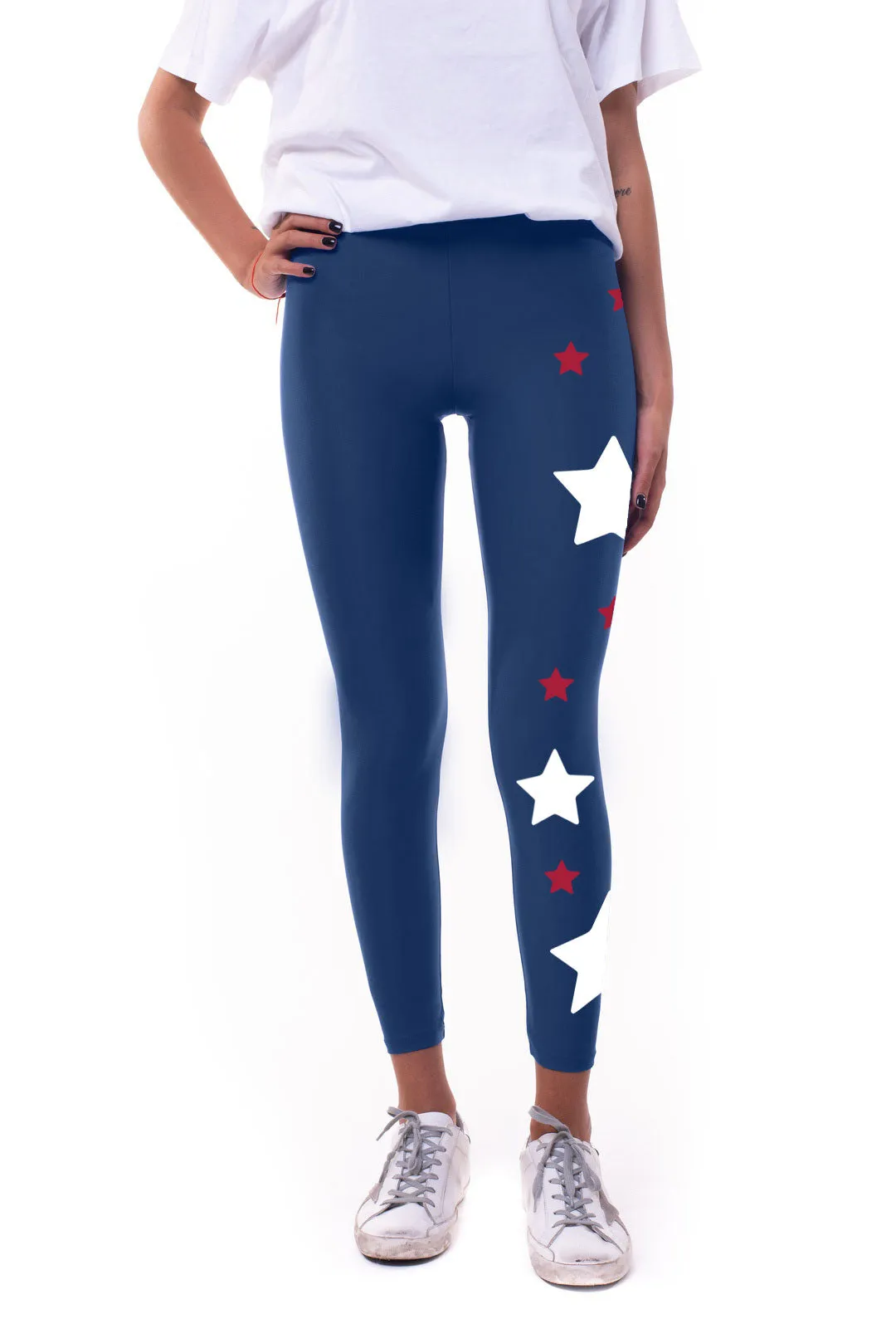 Leggings in lycra personalizzabili modello cascata