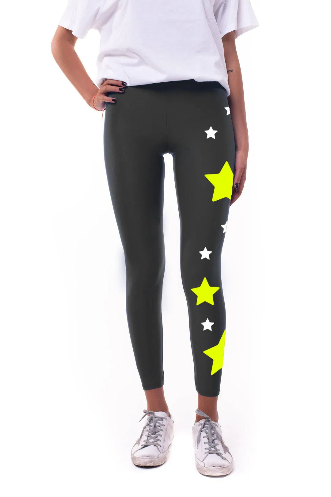 Leggings in lycra personalizzabili modello cascata