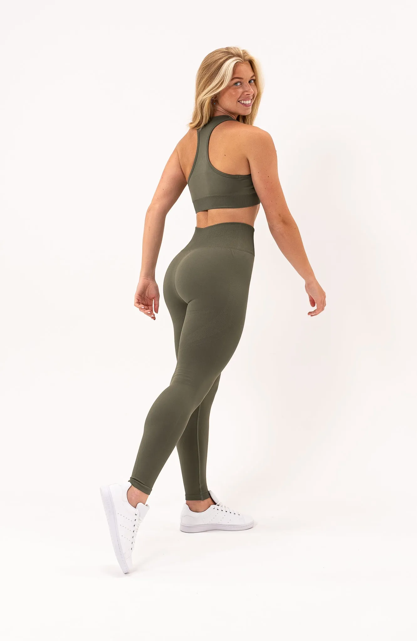 Limitless Seamless Leggings - Olive Fade