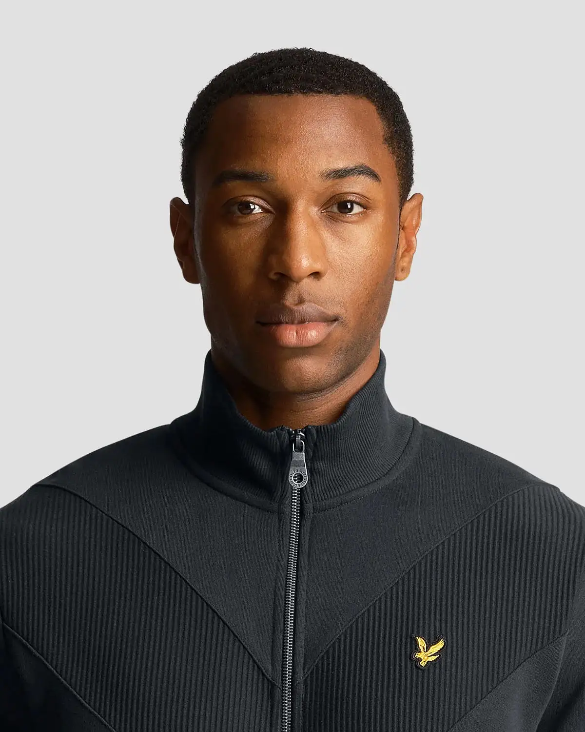 Lyle & Scott Mens Chevron Zip Though Track Jacket