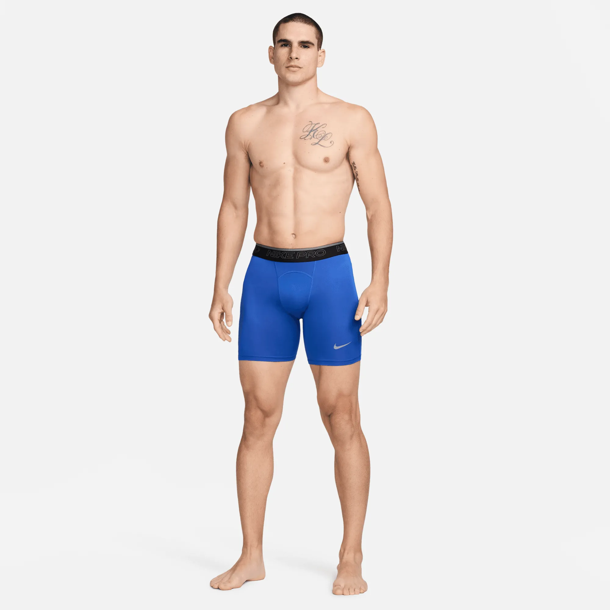 Men's Nike Pro Short (493 - Game Royal/Cool Grey)