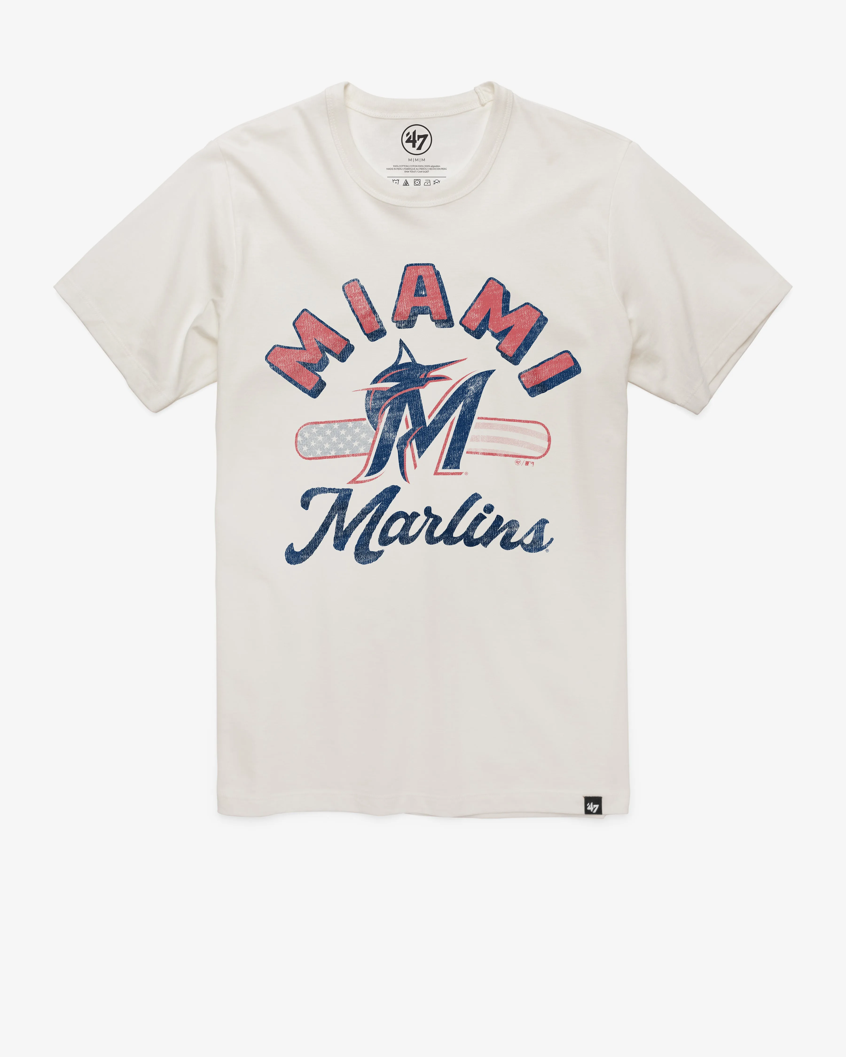 MIAMI MARLINS GLORY DAZE '47 FRANKLIN TEE