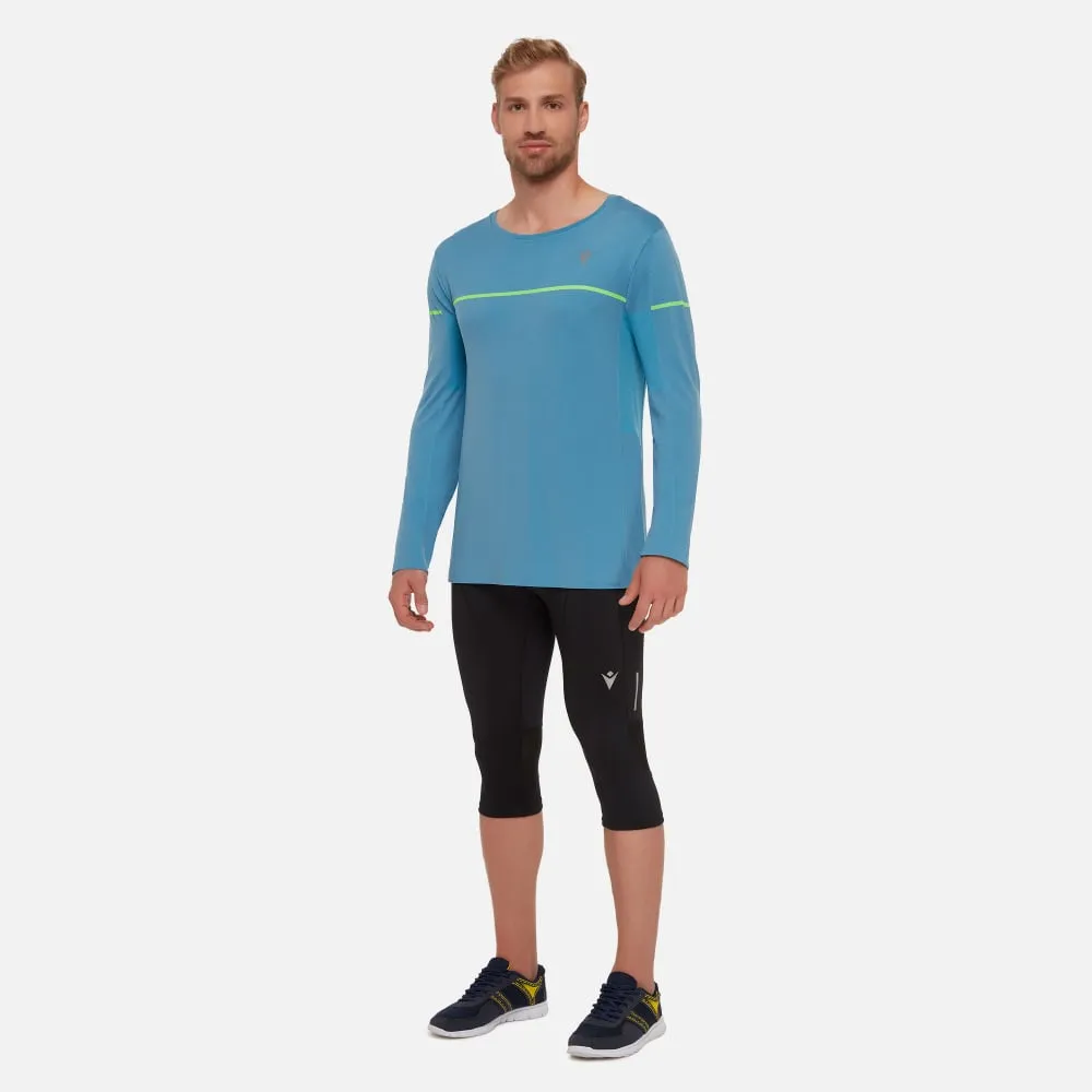 Michael pale blue men’s seamless running shirt