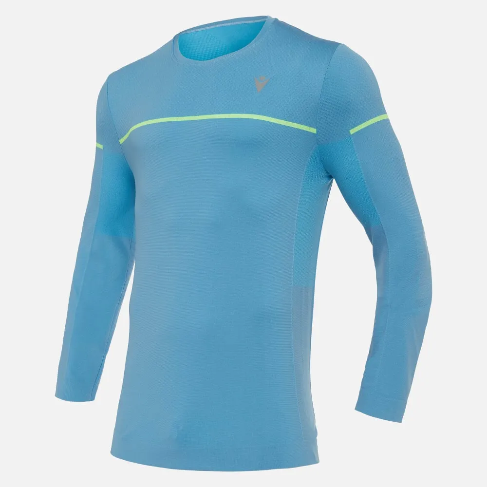 Michael pale blue men’s seamless running shirt