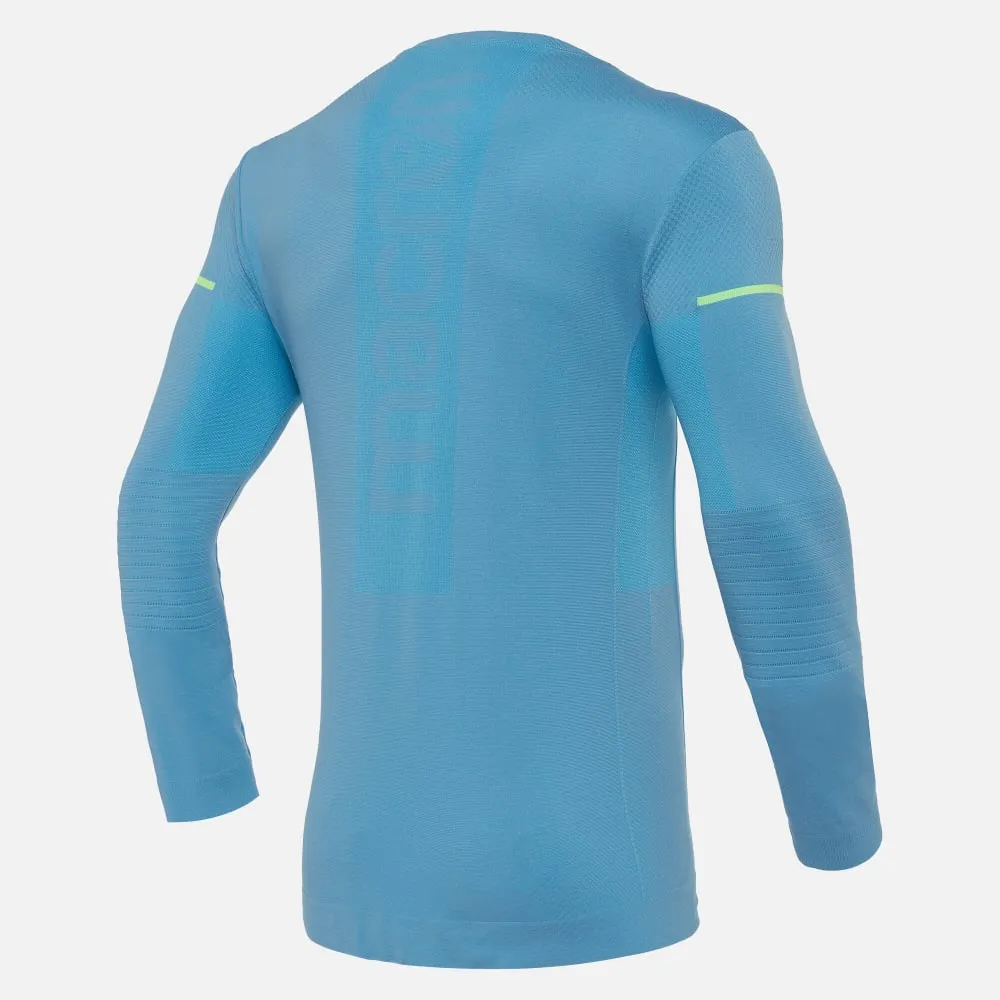 Michael pale blue men’s seamless running shirt