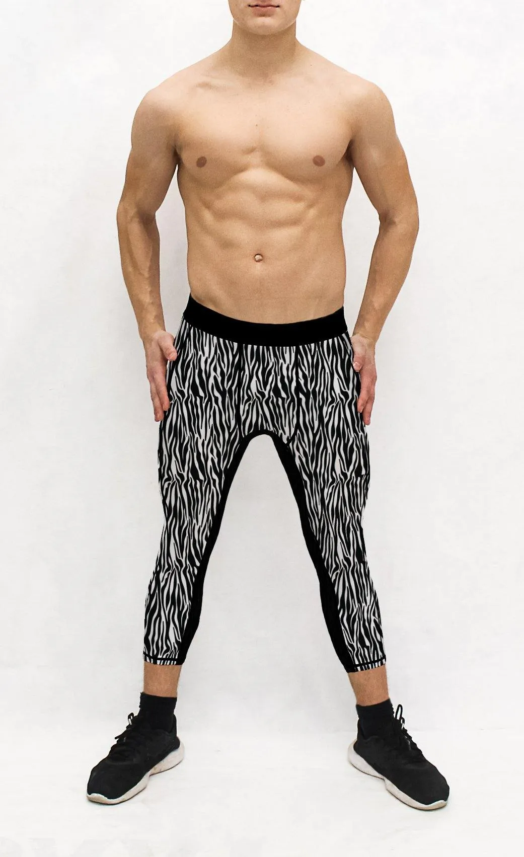 Mountain Zebra Men's Pocket Tights