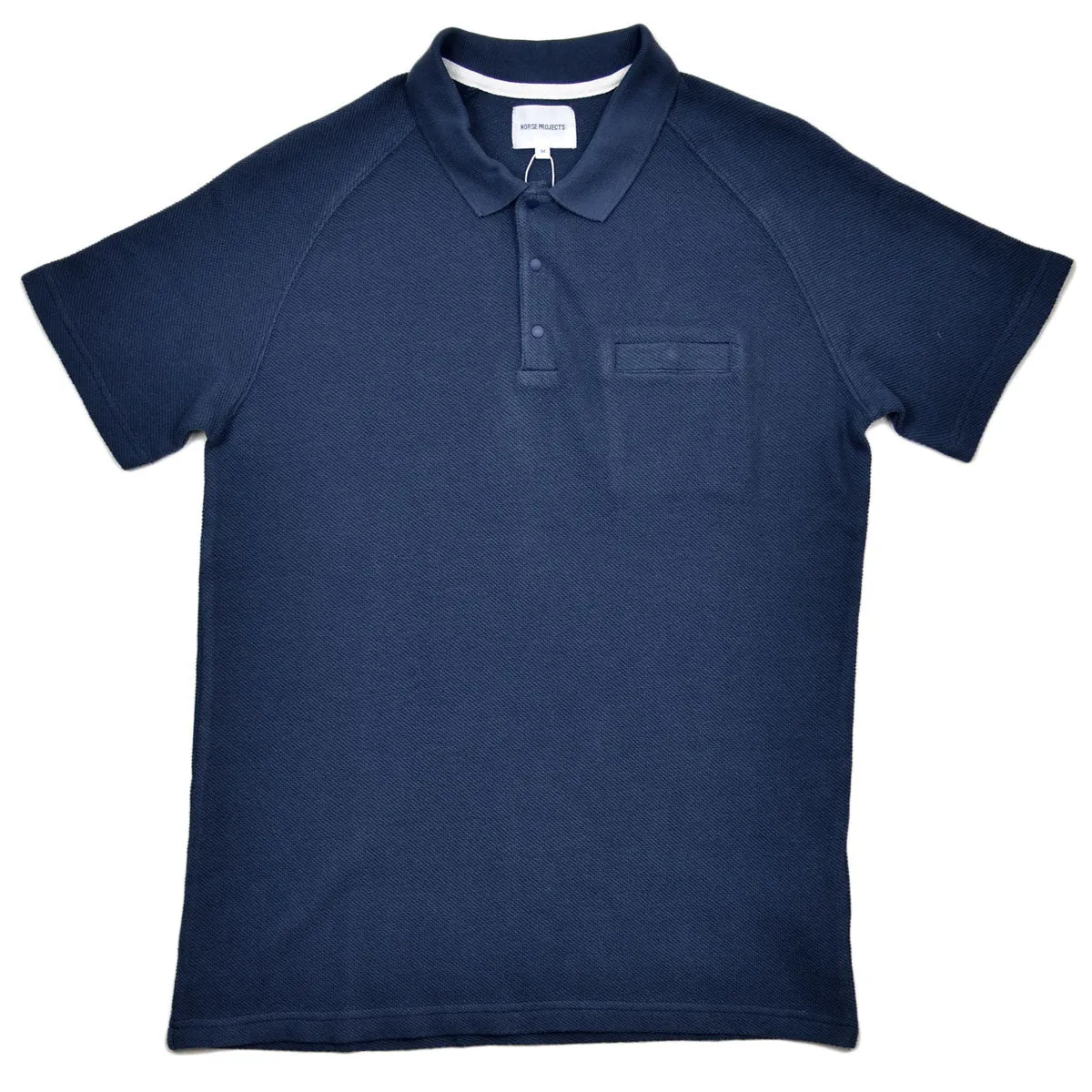 Norse Projects - Leif Pique Polo - Dark Navy