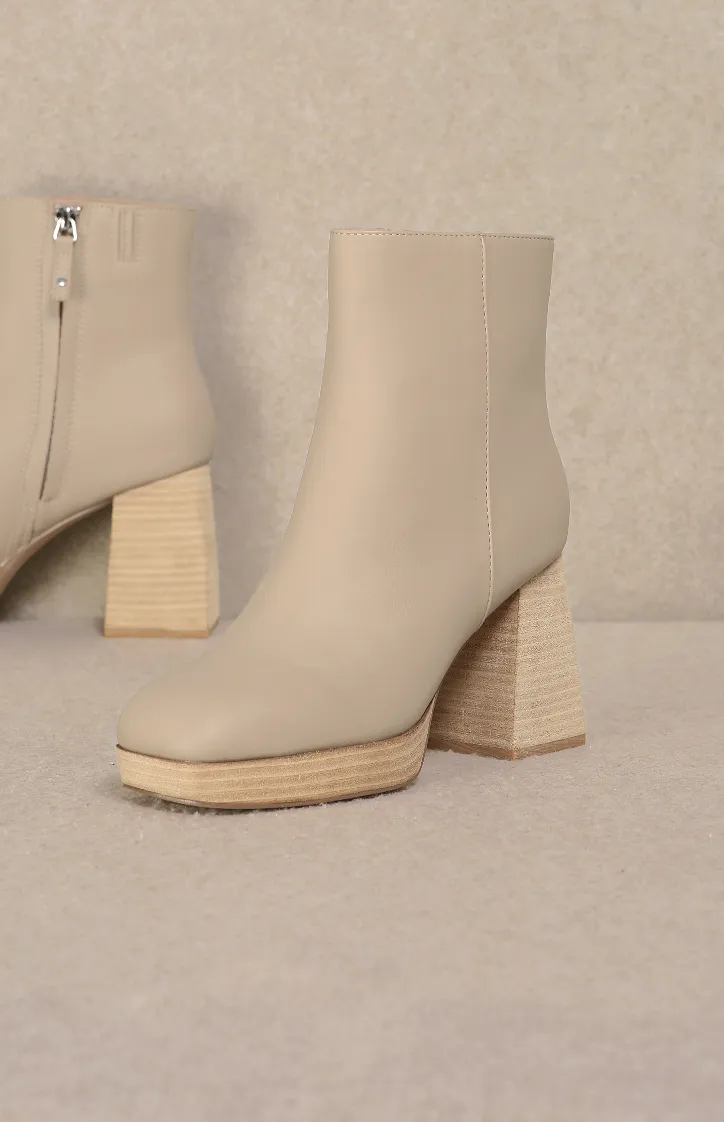 Paint the Town Taupe Bootie