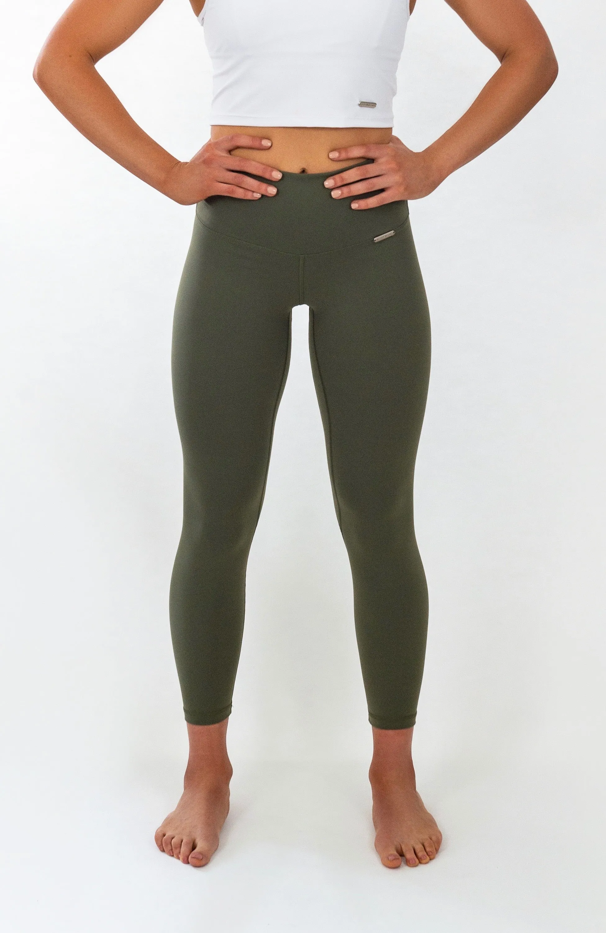 Paloma Leggings - Khaki Green