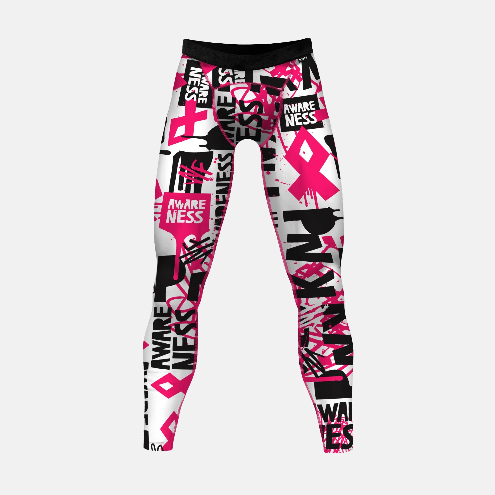 Pink Ribbon Awareness Tights for Men