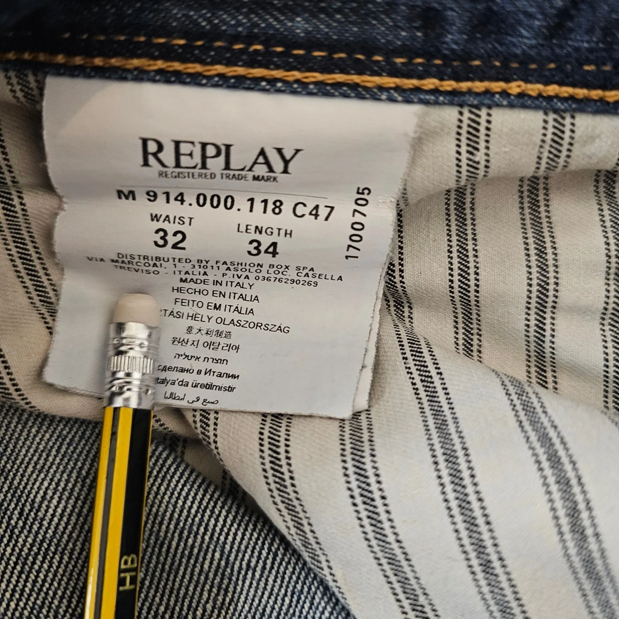 Replay FC Barcelona jeans Made in Italy