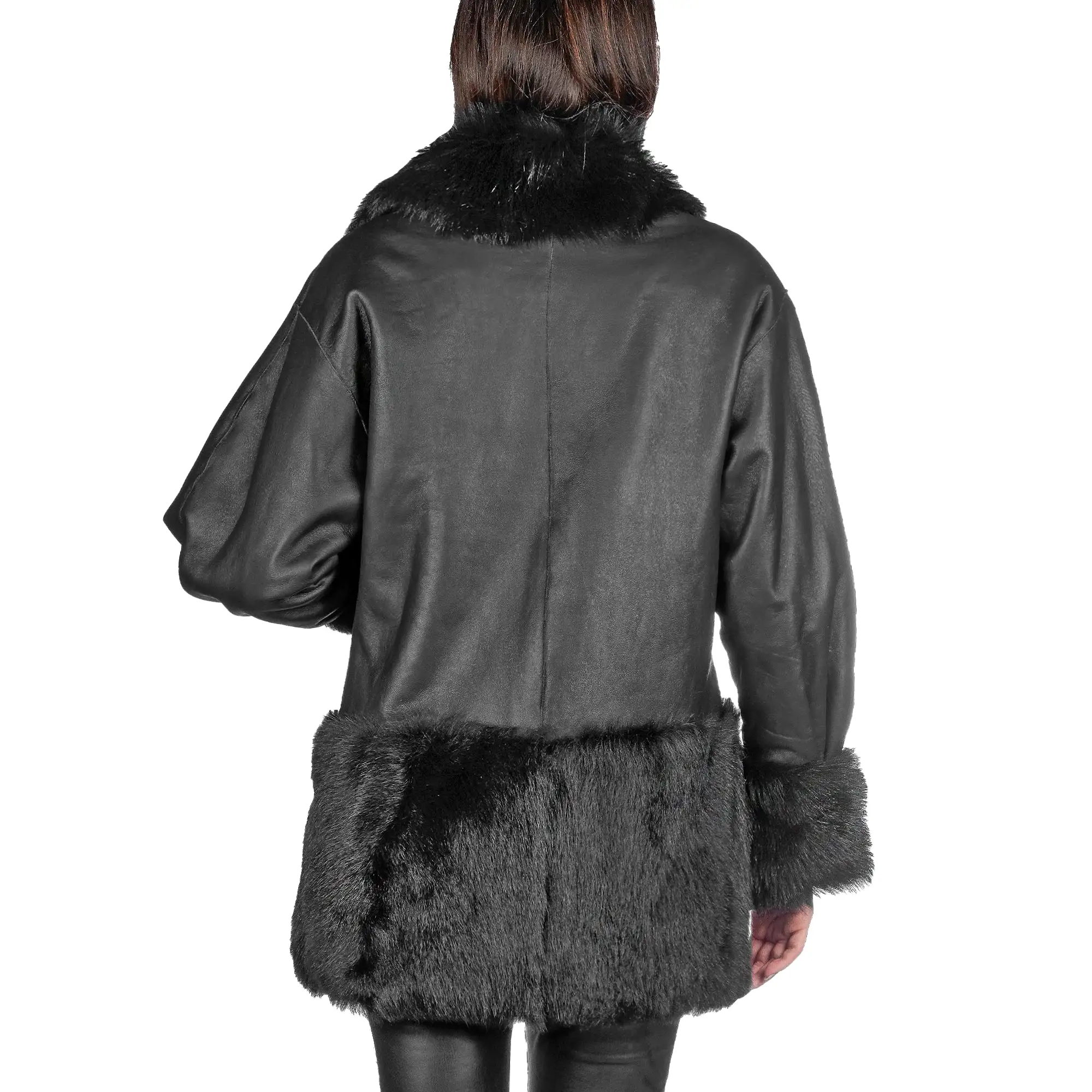 Reversible Shearling Jacket Pacaja Black