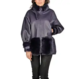 Reversible Shearling Jacket Pacaja Purple