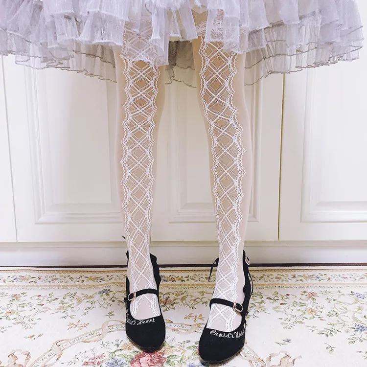 Ribbons and Lace Tights