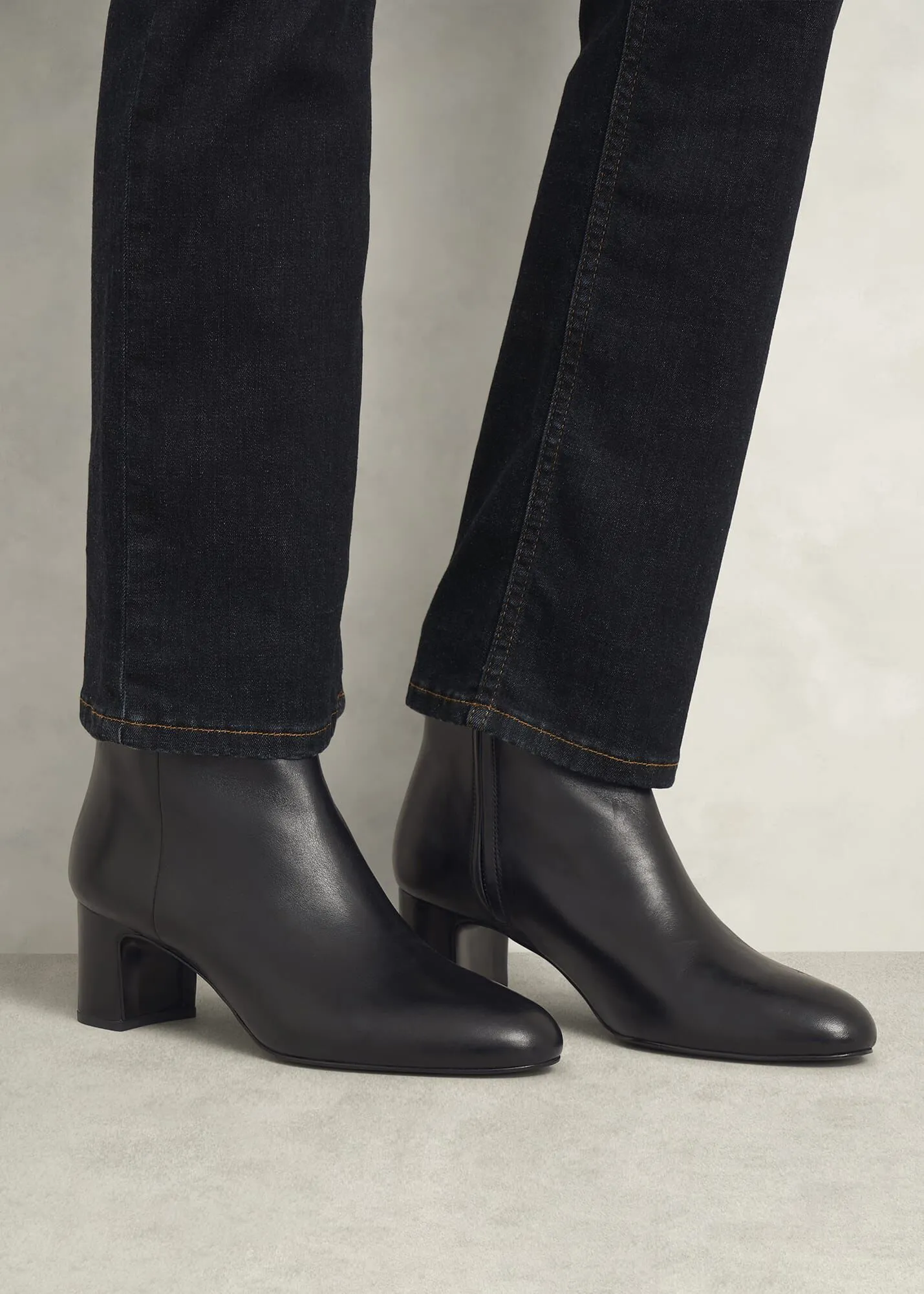 Rochelle Leather Ankle Boots 