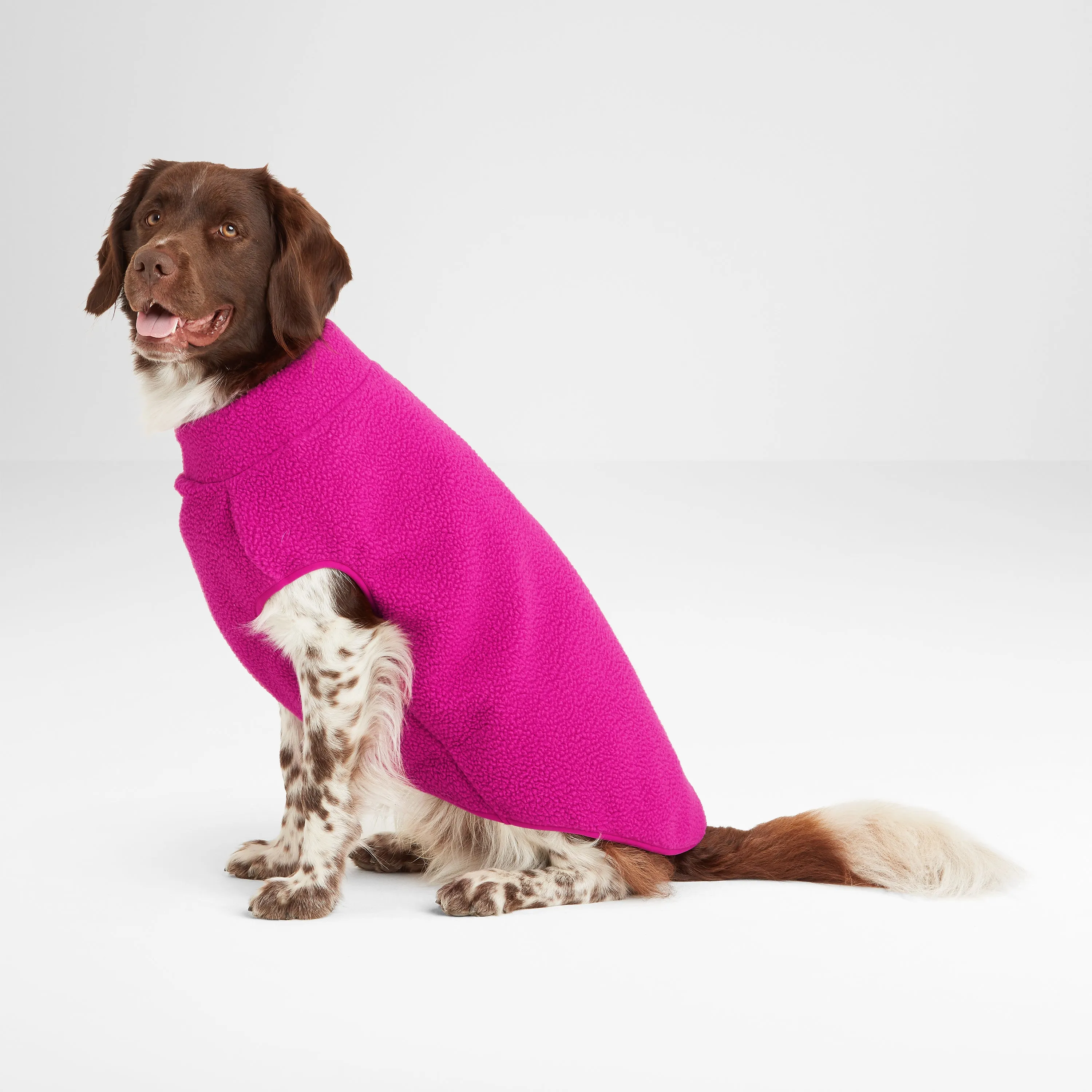 Rover Sherpa Dog Coat XL - Fuchsia Purple