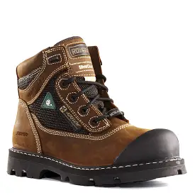 Royer Men's 6 Composite Toe Safety Boot - Brown Leather 10-8420