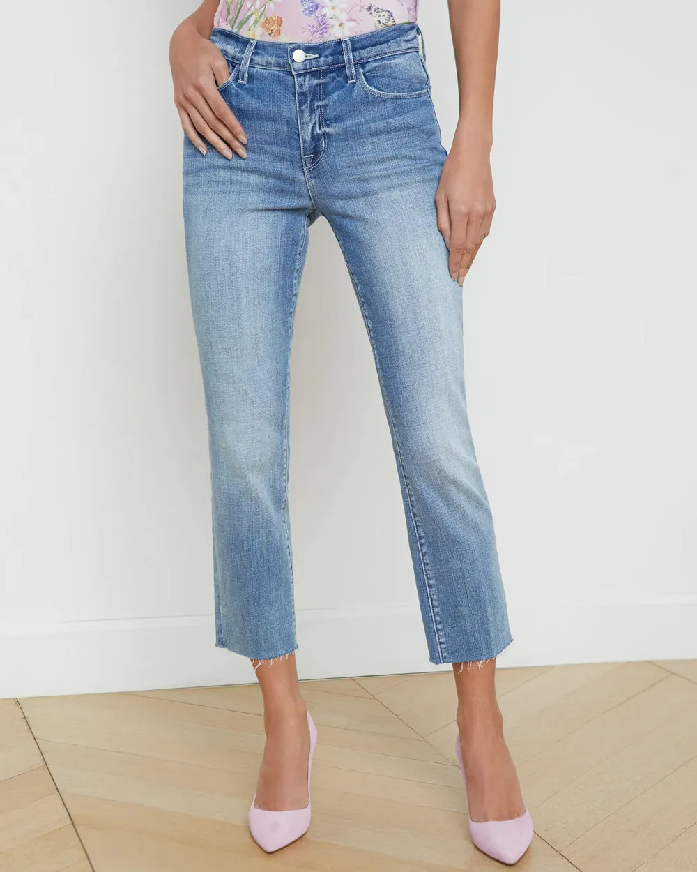 Sada Crop Slim Jean in Tuscany