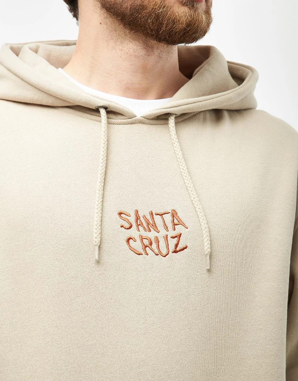 Santa Cruz Torn Hand Pullover Hoodie - Fog