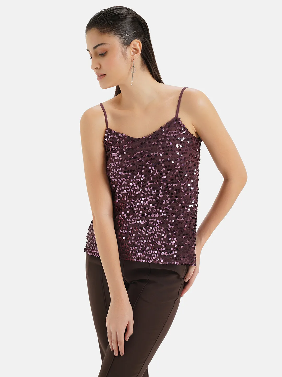 Sequin Cami Top