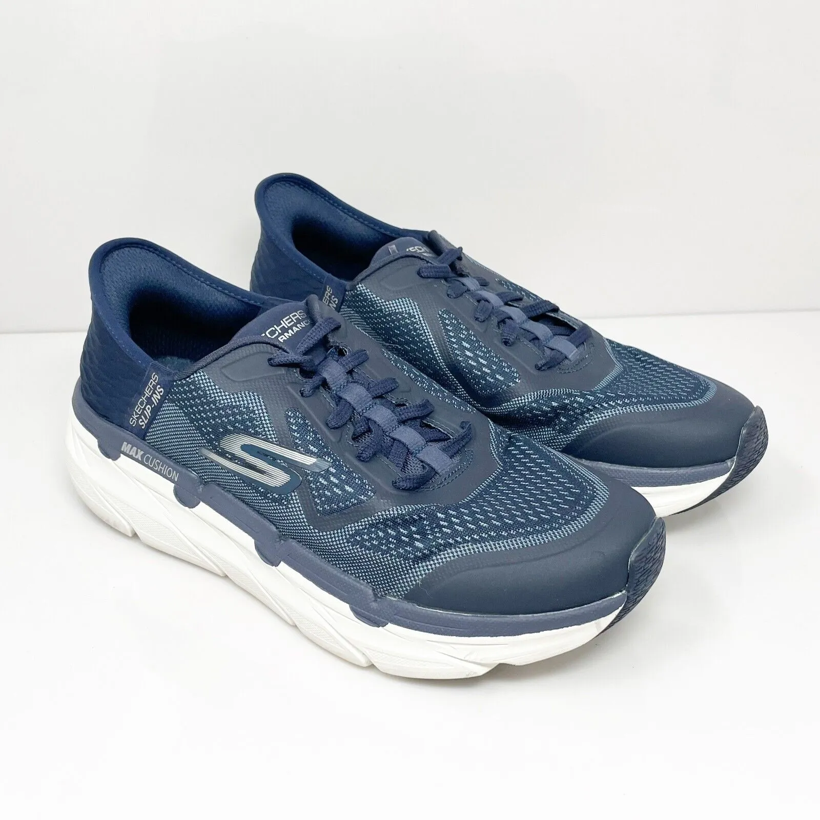 Skechers Mens Max Cushioning Premier 220313WW Blue Running Shoes Sneakers Size 8